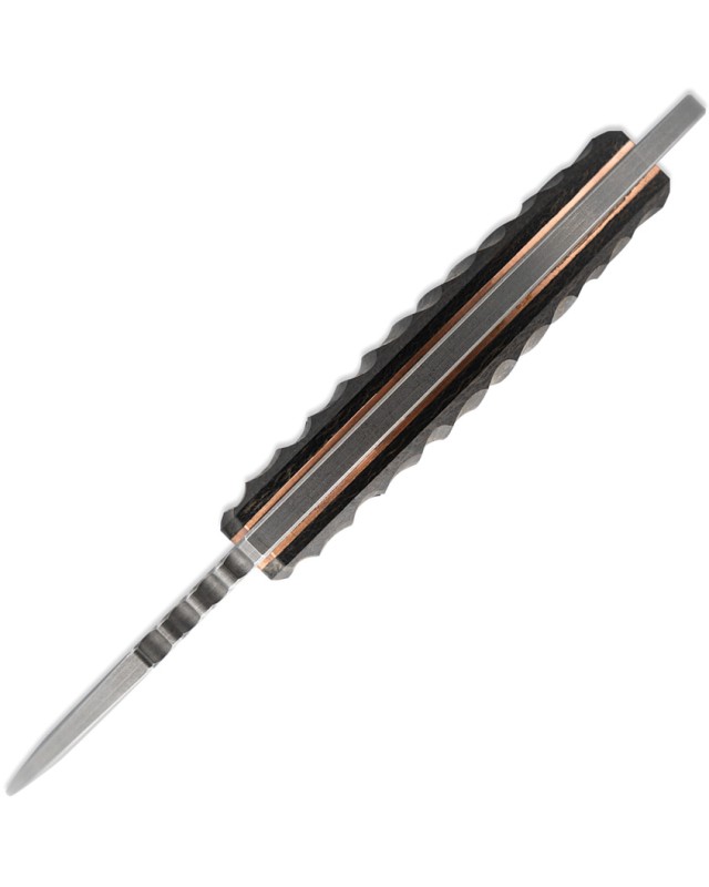 Toor Karsumba Curved Fixed Blade Stonewashed CPM-154 Steel Micarta Handle