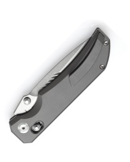 Kansept Eaglestrike Crossbar Folding Knife  S35VN Steel Black Titanium Handle