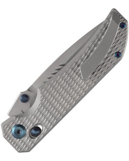 Kansept Eaglestrike Crossbar Lock Stonewash CPM S30V Bead Blast Titanium Handle