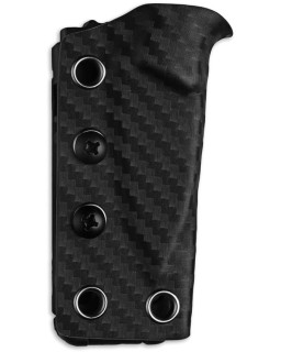 Kizer Whiskey Jack Fixed Blade Damascus Steel Black G10 Mkuruti Handle