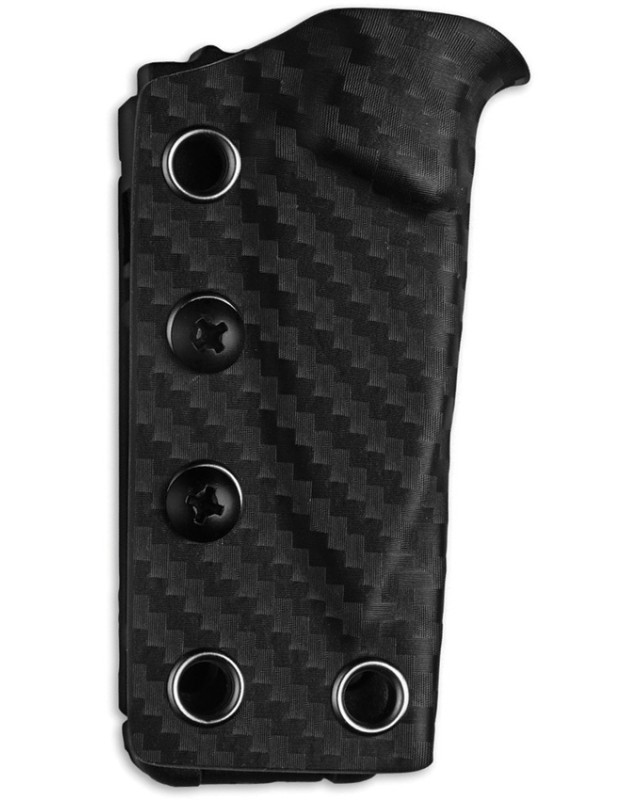 Kizer Whiskey Jack Fixed Blade Damascus Steel Black G10 Mkuruti Handle