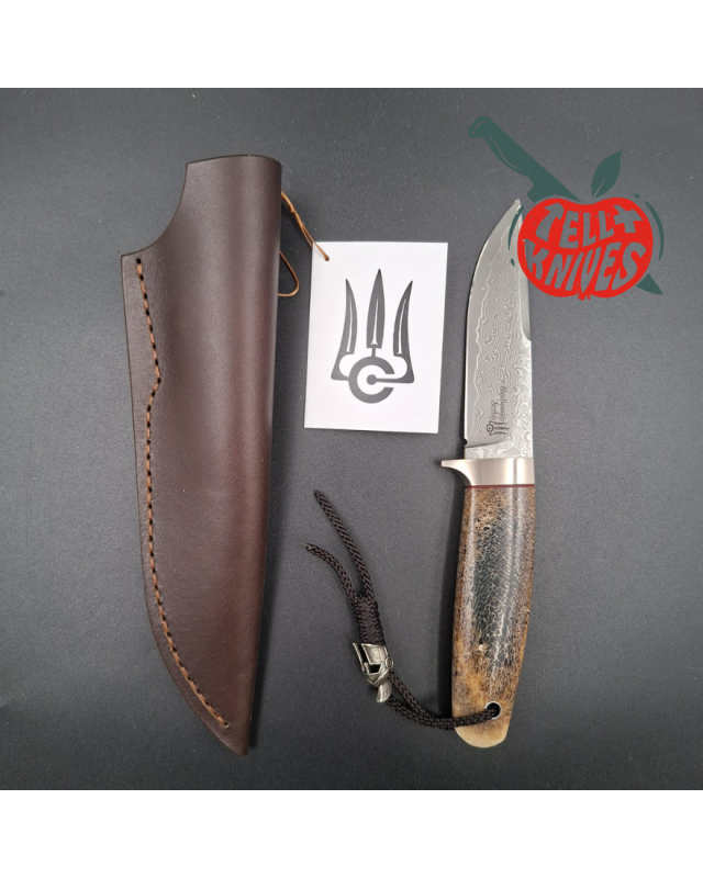 Sergey Shidlovskiy Custom Knives Model Dandy Small VG-10 laminate steel whale bone handle