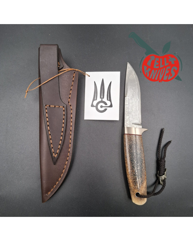 Sergey Shidlovskiy Custom Knives Model Dandy Small VG-10 laminate steel whale bone handle