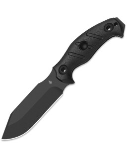 Kizer Sheepdog Survival Fixed Blade Black 1095HC Steel Black G10 Handle