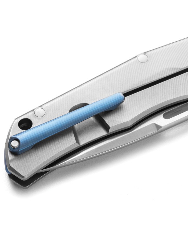 LionSteel Q4TTRO Folding Knife  CPM-MagnaCut Steel Braun Micarta Titanium Handle