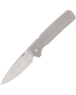 Kizer FM-1 Atlas Lock Stonewash S35VN Steel Blade Stonewash Titanium Handle