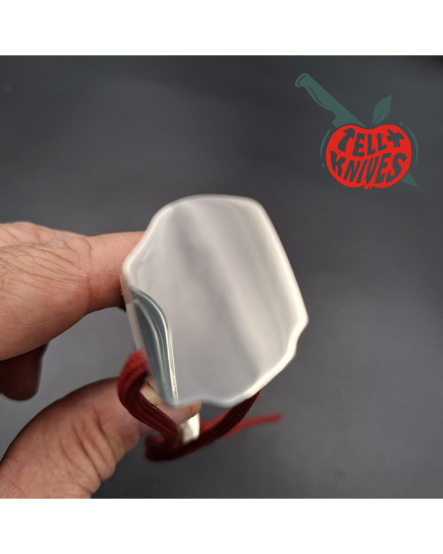 Randall Made Knife Stanaback Special stainless steel blade nickel silver guard stag handle plum leather sheath