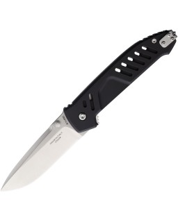 Extrema Ratio MF1 EVO D M390 stainless steel stonewash finish blade black aluminium handle Linerlock