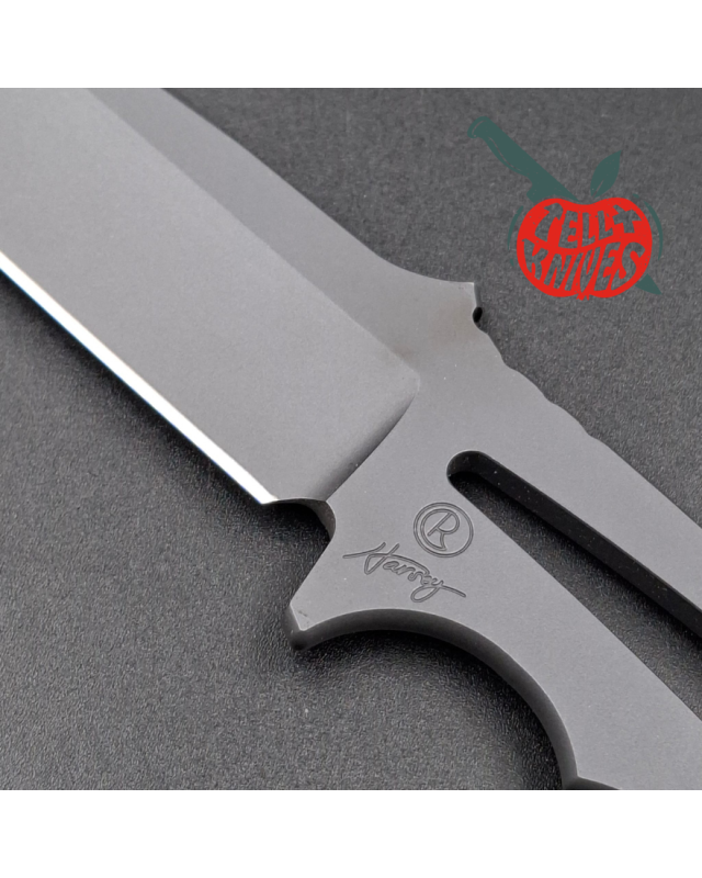 Chris Reeve 2008 Professional Soldier S30V stainless steel skeleton grey cerakote coated fixed blade