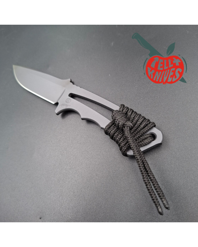 Chris Reeve 2008 Professional Soldier S30V stainless steel skeleton grey cerakote coated fixed blade