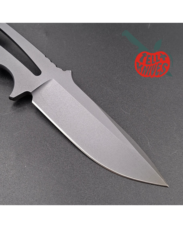 Chris Reeve 2008 Professional Soldier S30V stainless steel skeleton grey cerakote coated fixed blade
