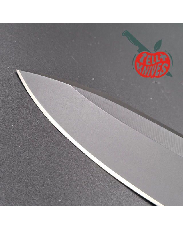 Chris Reeve 1996 Project 1 D2 tool steel grey cerakote coated fixed blade leather sheath and tactical sheath