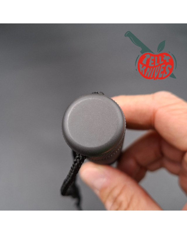 Chris Reeve 1996 Project 1 D2 tool steel grey cerakote coated fixed blade leather sheath and tactical sheath