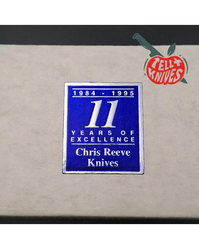 Chris Reeve 1996 Project 1 D2 tool steel grey cerakote coated fixed blade leather sheath and tactical sheath