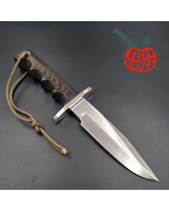 Randall Made Knives Vintage 80ies Model 15 Airman forged stainless steel green micarta four fingers grip handle nickel s