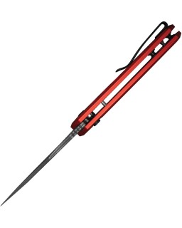 Civivi Anaaki Button Lock Folding Knife Nitro V Black Aluminium Handle