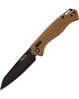 Buck Ferrox Crossbar Lock Black PVD D2 Steel Blade Bronze Aluminium Handle