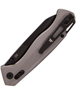 Buck Ferrox Crossbar Lock Black PVD D2 Steel Blade Gray Aluminium Handle