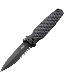 Hardcore Hardware HHA Covert 01 Linerlock Black PVD CPM S35VN Black G10 Handle