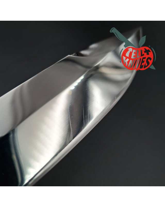 Jean Tanazacq Ardennlame Modèle Tronçay 2 acier 440C forgé finition miroir garde laiton manche bois de noyer étui cu