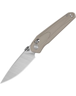 Bestech Mothus Crossbar Lock Stonewash Satin 14C28N Sandvik Steel Blade Tan G10 Handle