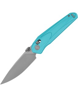 Bestech Mothus Crossbar Lock Bead Blast 14C28N Sandvik Steel Blade Light Blue G10 Handle
