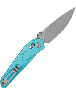 Bestech Mothus Crossbar Lock Bead Blast 14C28N Sandvik Steel Blade Light Blue G10 Handle