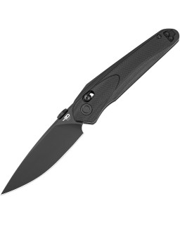 Bestech Mothus Crossbar Lock Black PVD 14C28N Sandvik Steel Blade Black G10 Handle