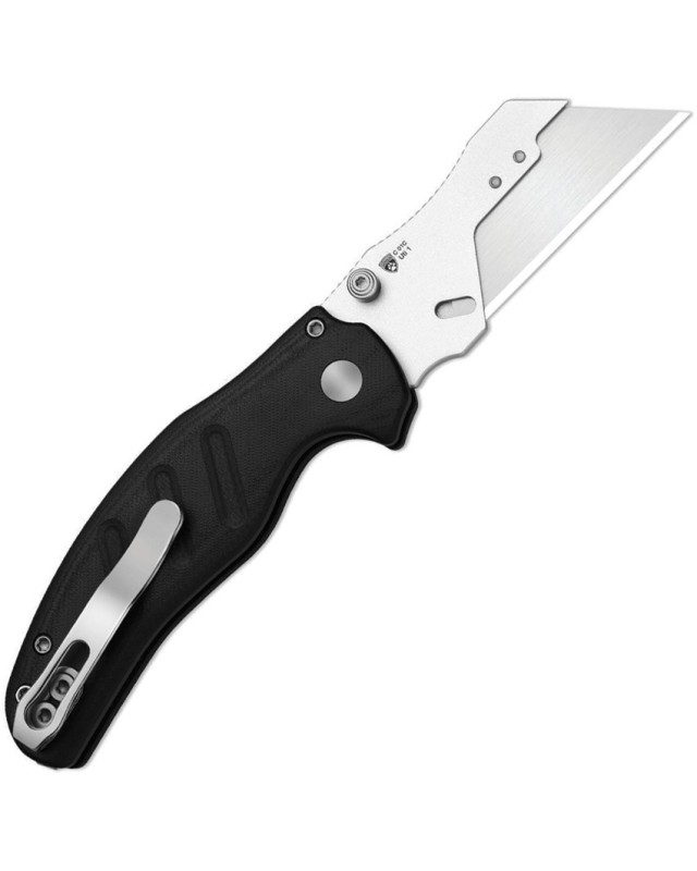Kizer C01C Uti 1 Button Lock 5Cr15MoV Steel Blade Black G10 Handle