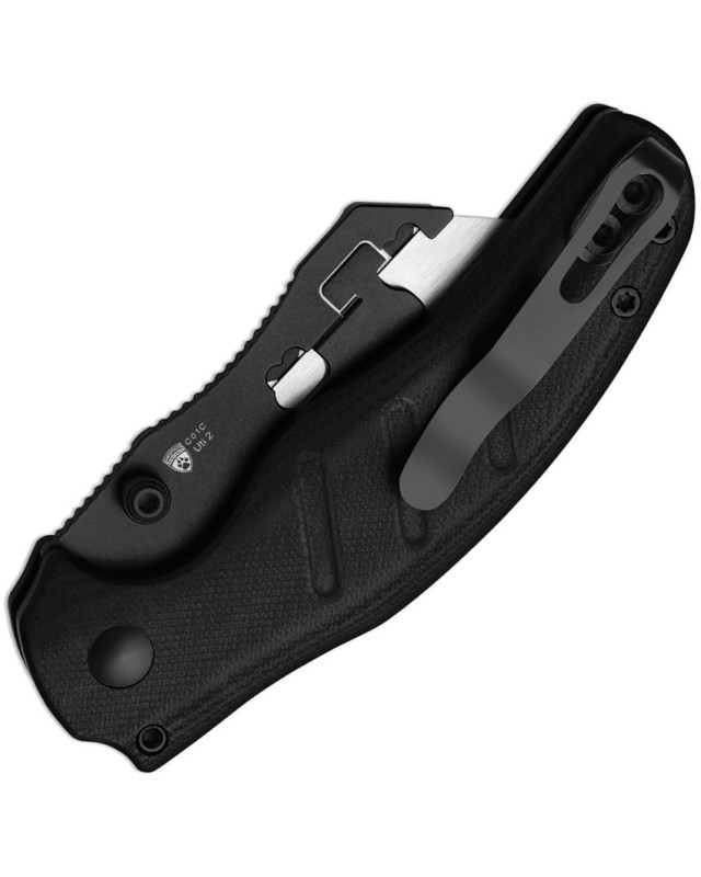 Kizer C01C Uti 2 Button Lock 5Cr15MoV Steel Blade Black G10 Handle
