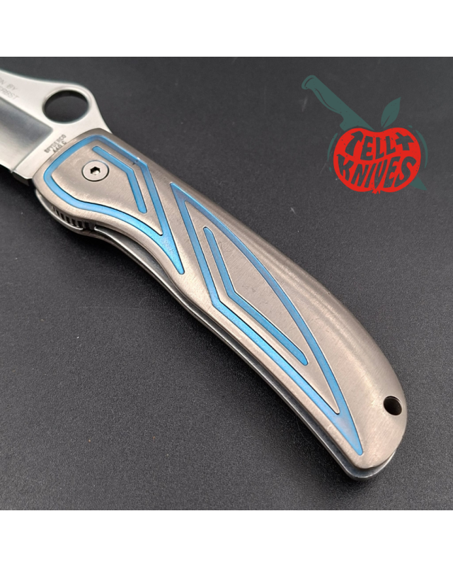 Spyderco Solingen 1998-99 C53 Peter Herbst 440C stainless steel blade titanium handle linerlock