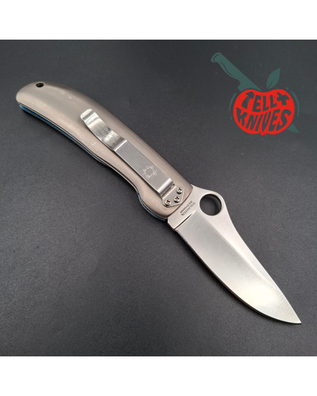 Spyderco Solingen 1998-99 C53 Peter Herbst 440C stainless steel blade titanium handle linerlock