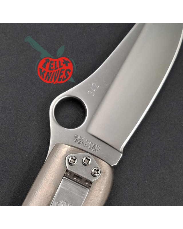 Spyderco Solingen 1998-99 C53 Peter Herbst 440C stainless steel blade titanium handle linerlock