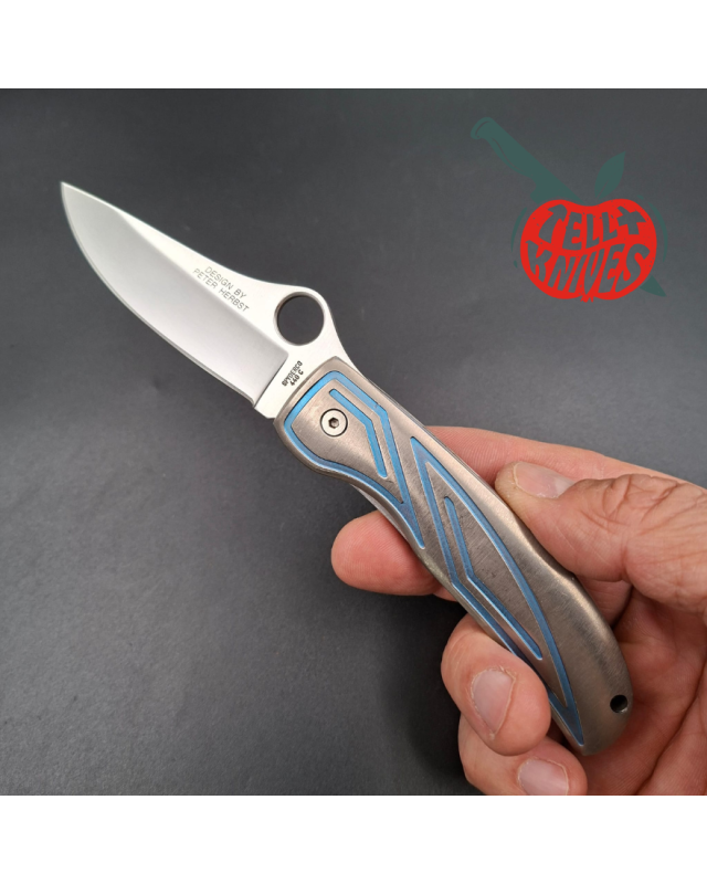 Spyderco Solingen 1998-99 C53 Peter Herbst 440C stainless steel blade titanium handle linerlock