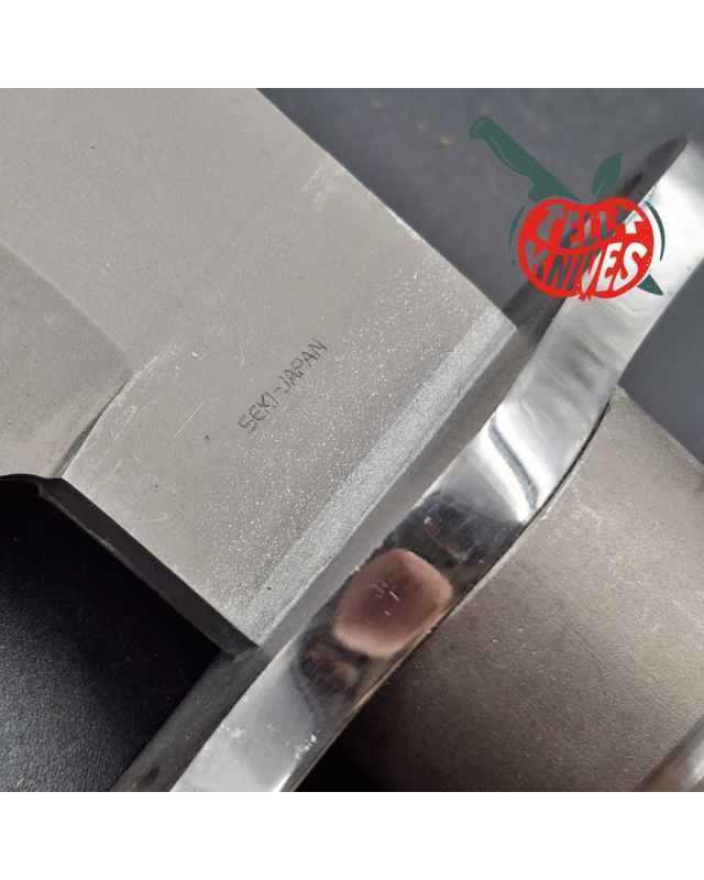 AL MAR Knives Prototype SF-10 Survivar military wood box AUS6 stainless steel tubular handle