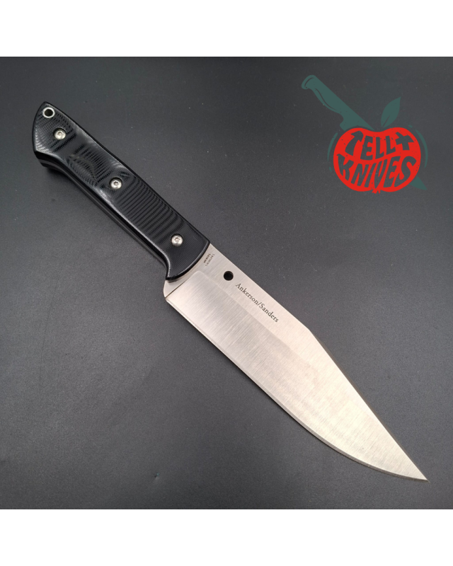 Spyderco Province full tang CPM 4V stainless steel fixed blade G10 handle black leather handle SPFB45GP