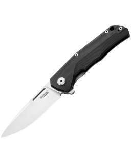LionSteel Q4TTRO Folding Knife  CPM-MagnaCut Steel Braun Micarta Titanium Handle