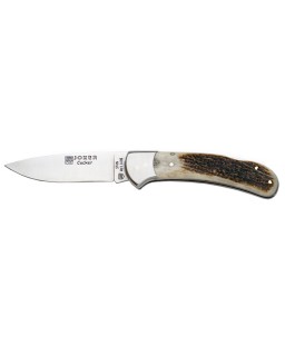JOKER Cocker folding knife 1.4116 MoVa tool steel blade stag handle lockback