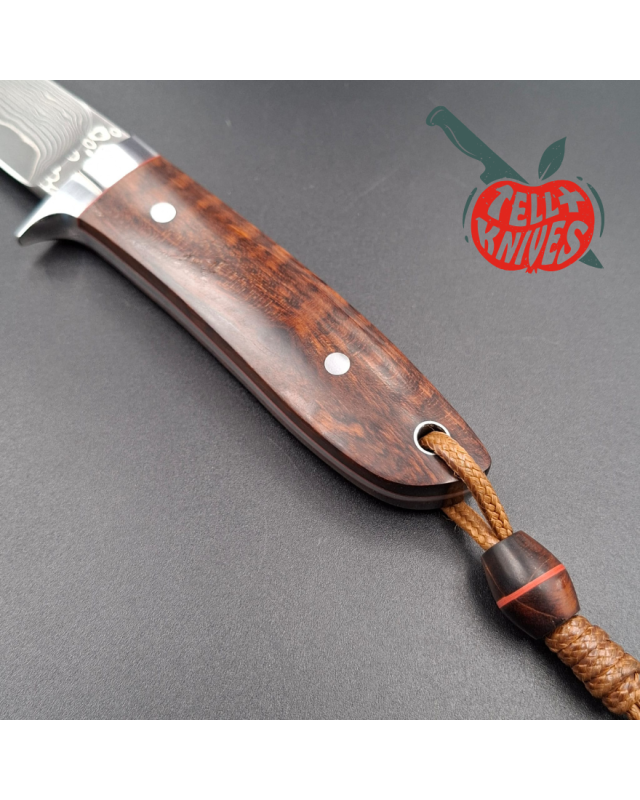 Yaroslav Custom Knives Loveless Hunter Tribute VG-10 Core laminate steel Snakewood handle