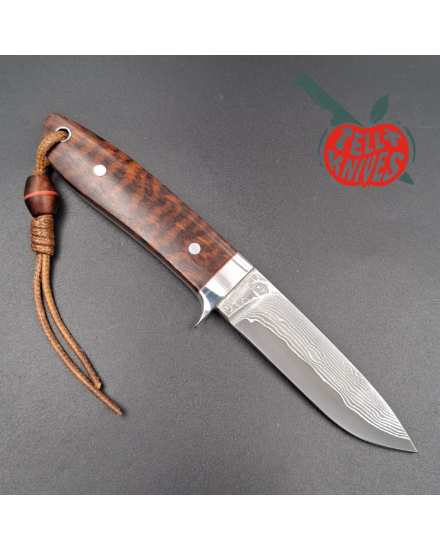 Yaroslav Custom Knives Loveless Hunter Tribute VG-10 Core laminate steel Snakewood handle