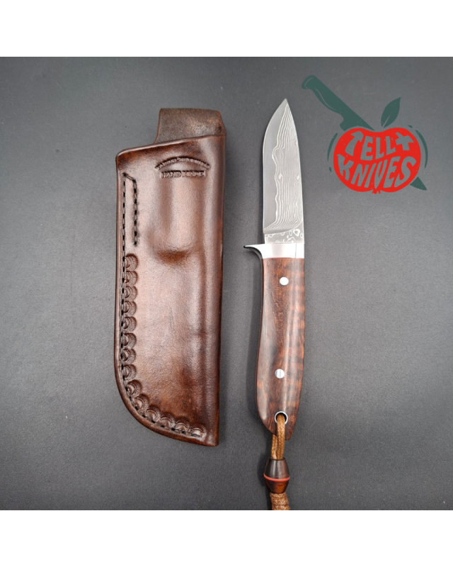 Yaroslav Custom Knives Loveless Hunter Tribute VG-10 Core laminate steel Snakewood handle