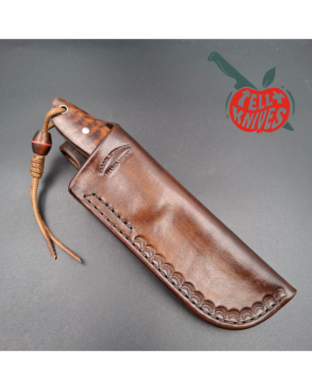 Yaroslav Custom Knives Loveless Hunter Tribute VG-10 Core laminate steel Snakewood handle