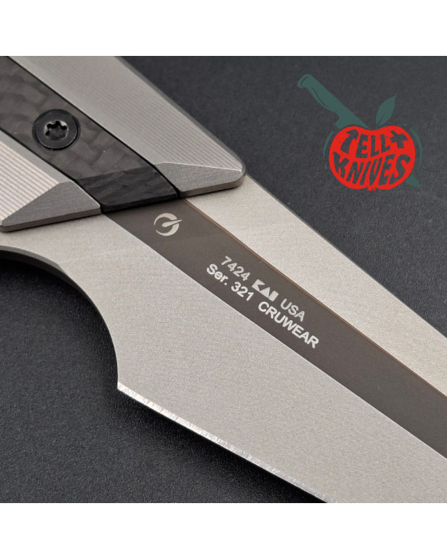 Kershaw TILT 50th Anniversary Edition 500 made CruWear steel blade Titanium Handle