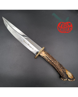 Anton Wingen Jr. 1988 100th Anniversary Limited Edition Mirror polished blade Crown stag handle