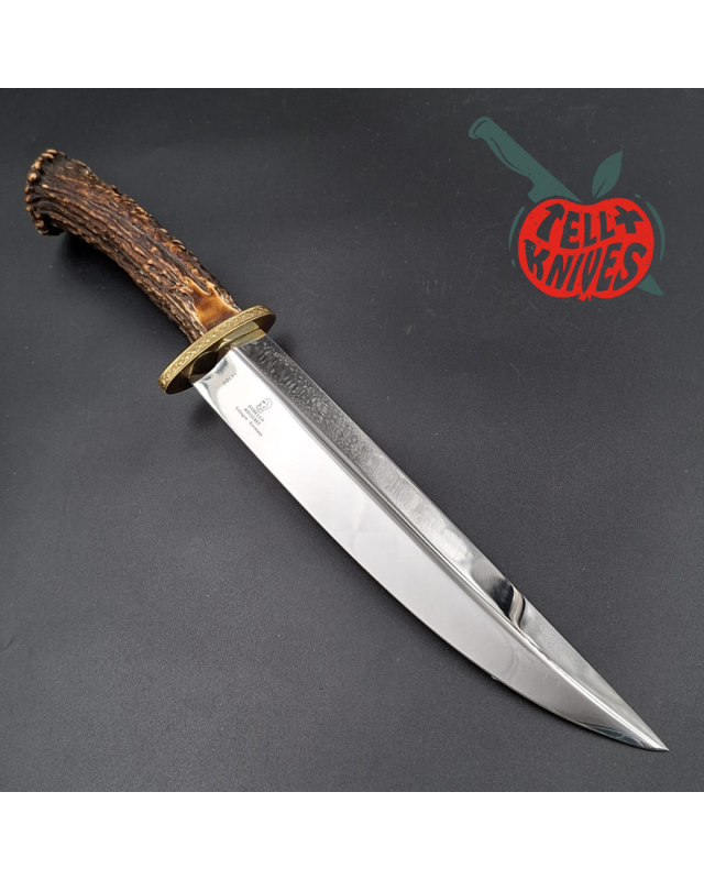 Anton Wingen Jr. 1988 100th Anniversary Limited Edition Mirror polished blade Crown stag handle