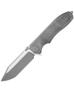 SIG Validus M390 stainless satin and stonewash finish steel blade black micarta handle Glass Breaker tip