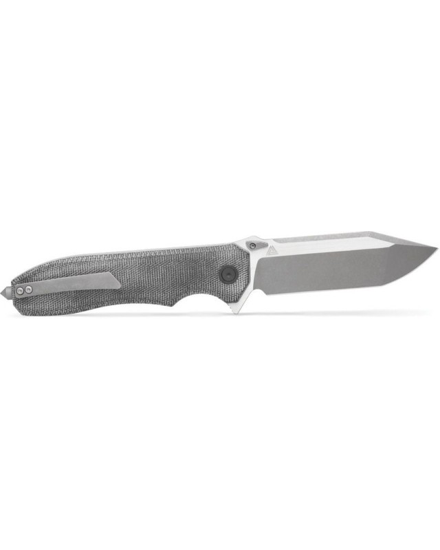 SIG Validus M390 stainless satin and stonewash finish steel blade black micarta handle Glass Breaker tip