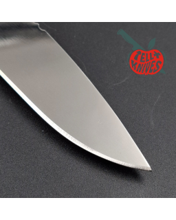 Al Mar 1979-1981 1006 Buzzard AUS6 stainless steel micarta handle brown leather sheath