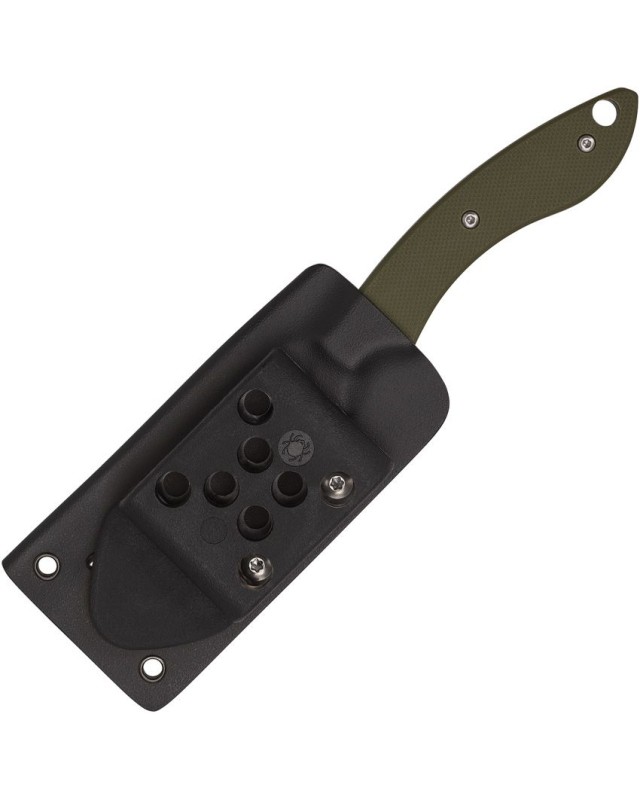Spyderco Stok Bowie 8Cr13MoV stainless steel blade OD green G10 handle