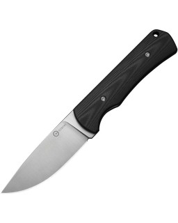 Civivi Jencks Fixed Blade stonewash 14C28N stainless steel Black G10 black kydex sheath